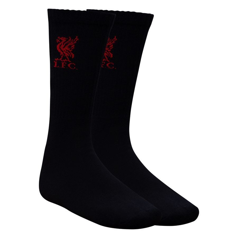 Liverpool Socks 3-Pack - Black/Red - Men's-SoccerKits Hub | Buy Soccer Jerseys Online